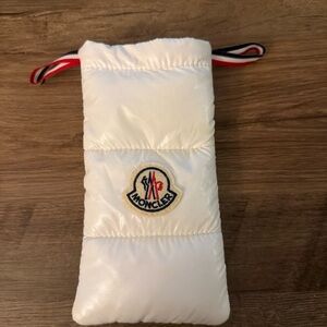 Moncler White Sunglasses Case - LAST ONE